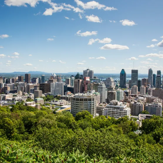 Montreal city skyscrapers