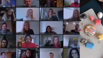 A collage of WBA employees