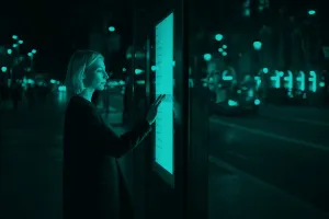 Digital-inclusion-Woman-touching-screen-scaled