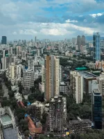 High rise buildings in an urban area