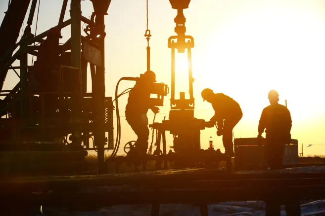 oil workers